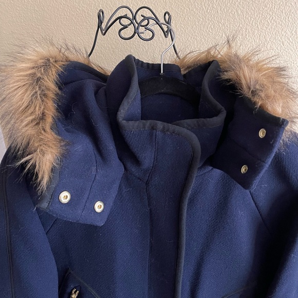 NEW! J. Crew Summit Parka in Italian Stadium-Cloth Wool Coat in Navy (8) - Picture 8 of 16